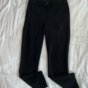 J. Crew black stretch dress pants ankle length